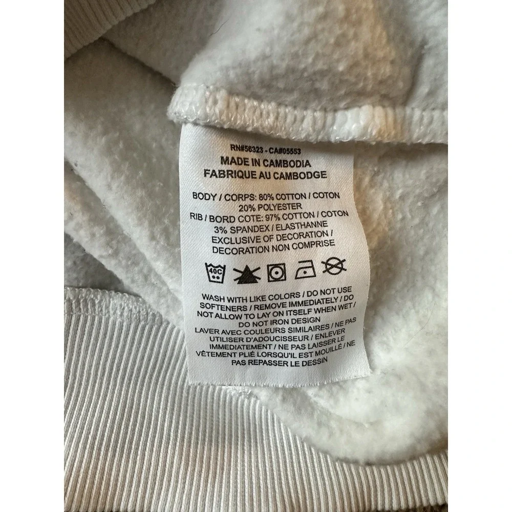 NIKE‎ Youth White Hoodie; Size Medium
